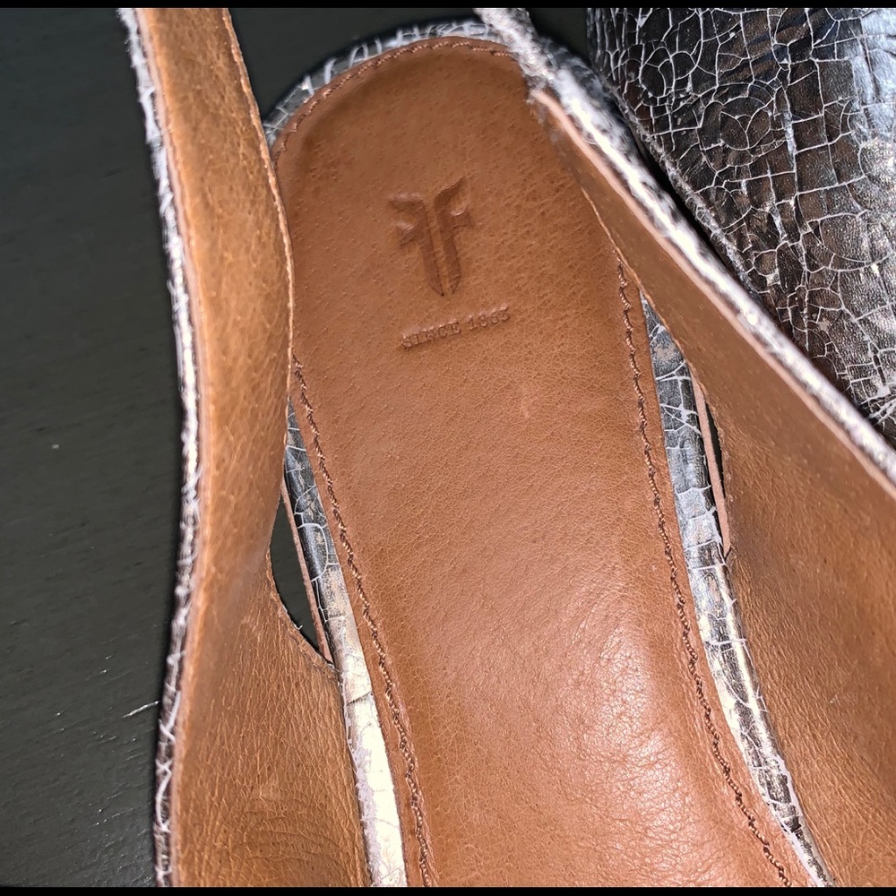 Frye Women's Sz 9.5 Kenzie Slingback Ballet Flat - Picture 10 of 12